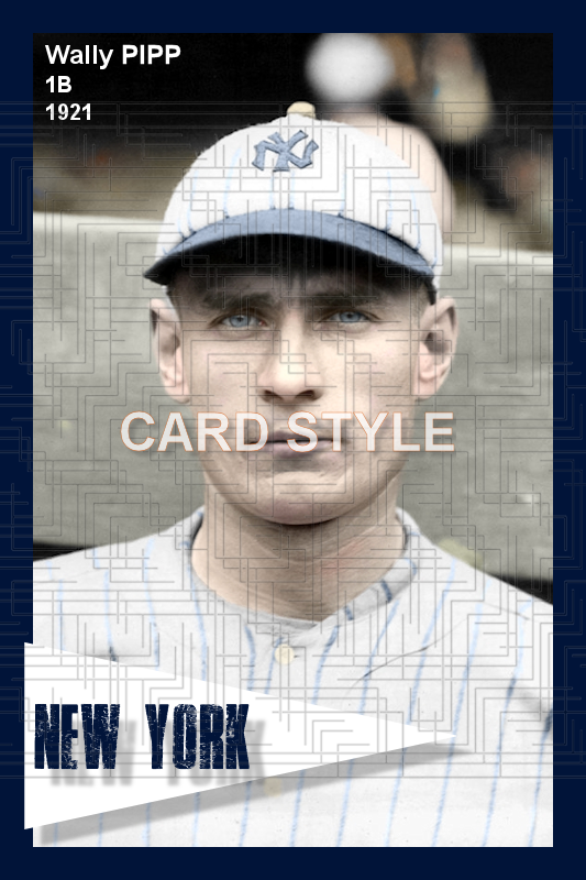 Wally Pipp - 1921 New York Yankees - choose a size & style