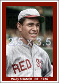 Wally Shaner - 1926 Boston Red Sox - choose a size & style
