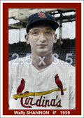 Wally Shannon - 1959 St. Louis Cardinals - choose a size & style