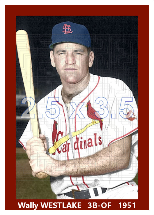 Wally Westlake - 1951 St. Louis Cardinals - choose a size & style