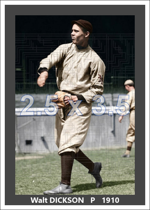 Walt Dickson - 1910 New York Giants - choose a size & style