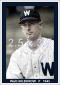 Walt Holborow - 1945 Washington Senators - choose a size & style