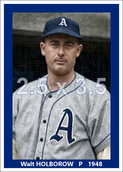 Walt Holborow - 1948 Philadelphia Athletics - choose a size & style
