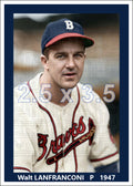 Walt Lanfranconi - 1947 Boston Braves - choose a size & style