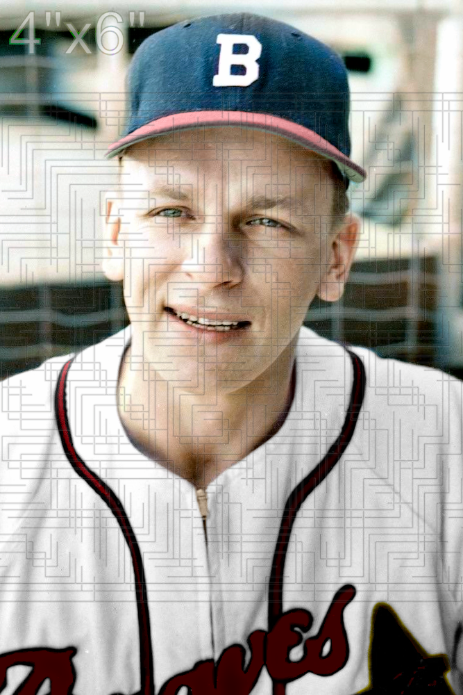 Walt Linden - 1950 Boston Braves - choose a size & style