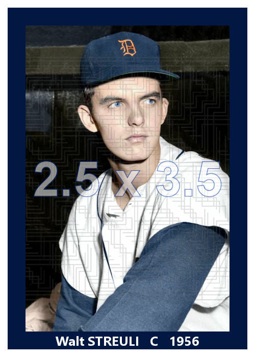 Walt Streuli - 1956 Detroit Tigers - choose a size & style