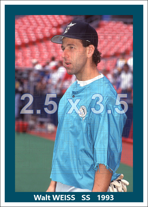 Walt Weiss - 1993 Florida Marlins - choose a size & style