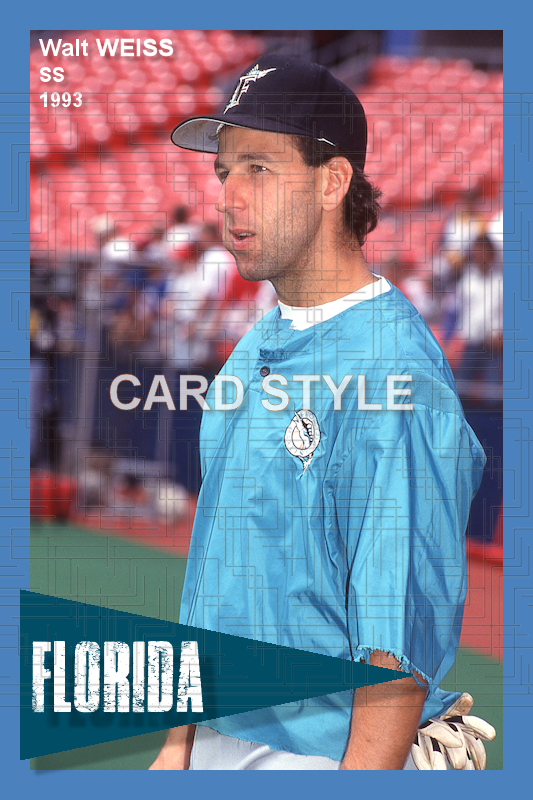 Walt Weiss - 1993 Florida Marlins - choose a size & style