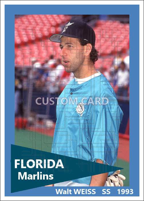 Walt Weiss - 1993 Florida Marlins - choose a size & style