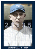 Walter Beall - 1924 New York Yankees - choose a size & style