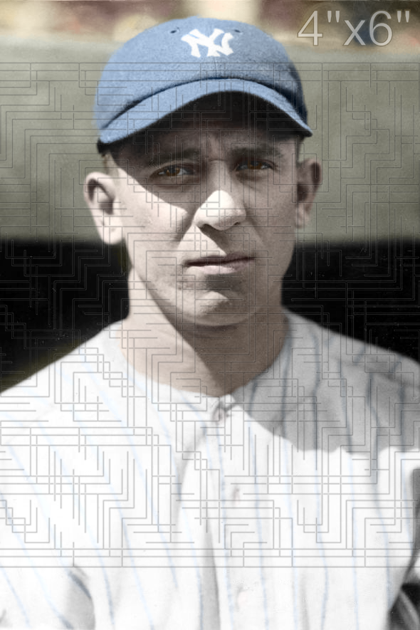 Walter Beall - 1924 New York Yankees - choose a size & style
