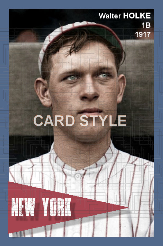 Walter Holke - 1917 New York Giants - choose a size & style