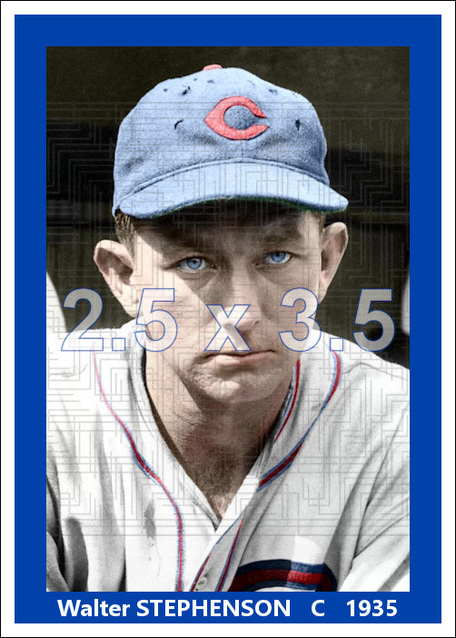 Walter Stephenson - 1935 Chicago Cubs - choose a size & style