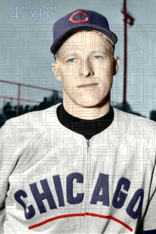 Warren Hacker - 1952 Chicago Cubs - choose a size & style