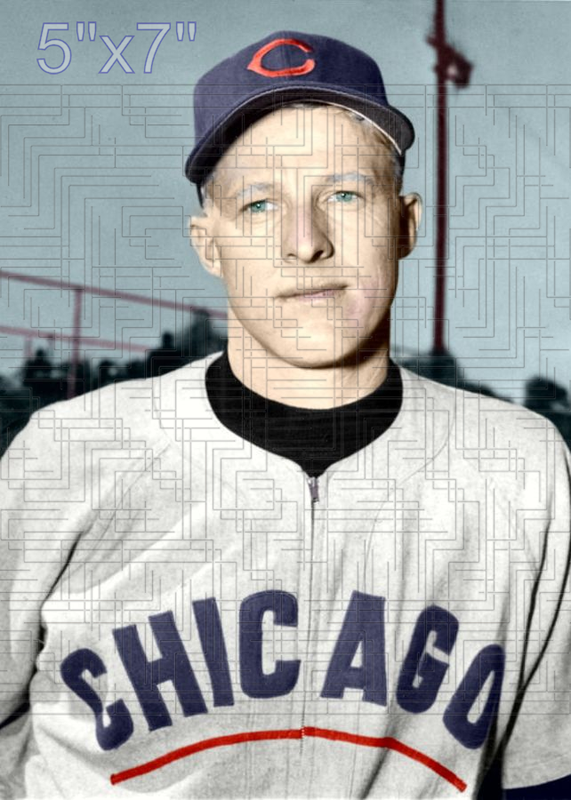 Warren Hacker - 1952 Chicago Cubs - choose a size & style