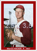 Warren Hacker - 1957 Cincinnati Reds - choose a size & style