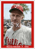Warren Hacker - 1958 Philadelphia Phillies - choose a size & style