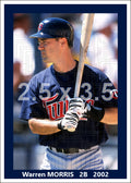 Warren Morris - 2002 Minnesota Twins - choose a size & style