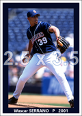 Wascar Serrano - 2001 San Diego Padres - choose a size & style