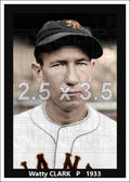 Watty Clark - 1933 New York Giants - choose a size & style