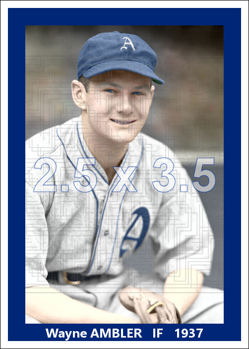 Wayne Ambler - 1937 Philadelphia Athletics - choose a size & style