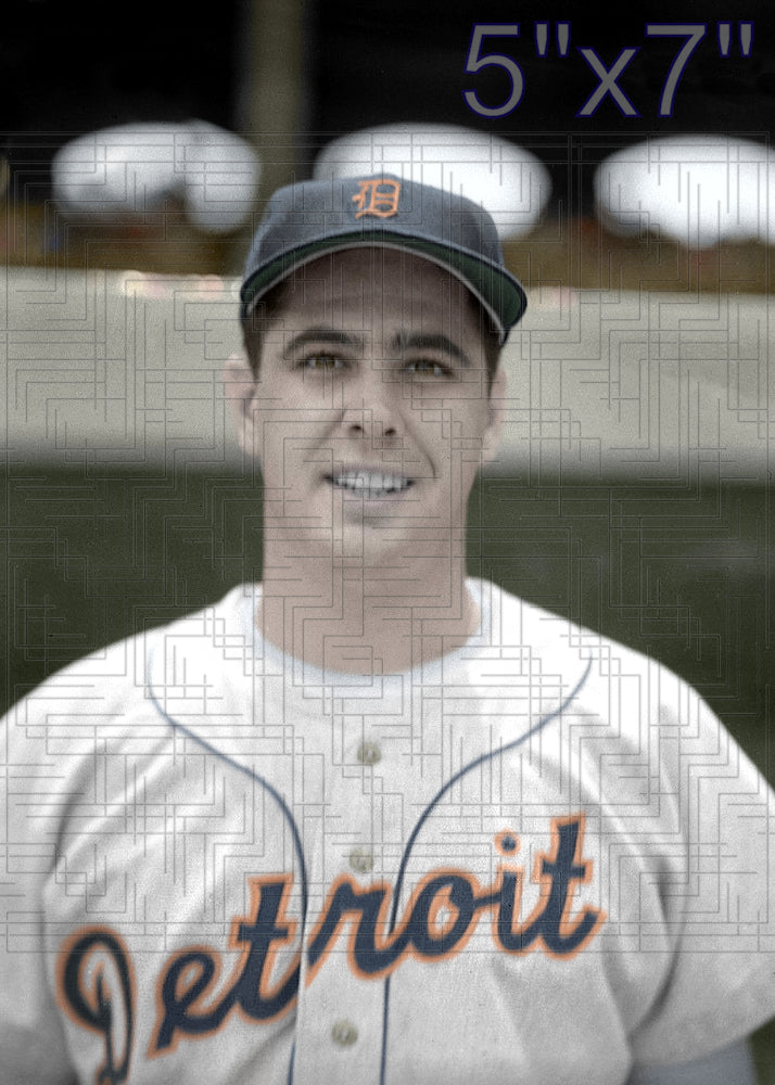 Wayne Belardi - 1954-56 Detroit Tigers - choose a size & style