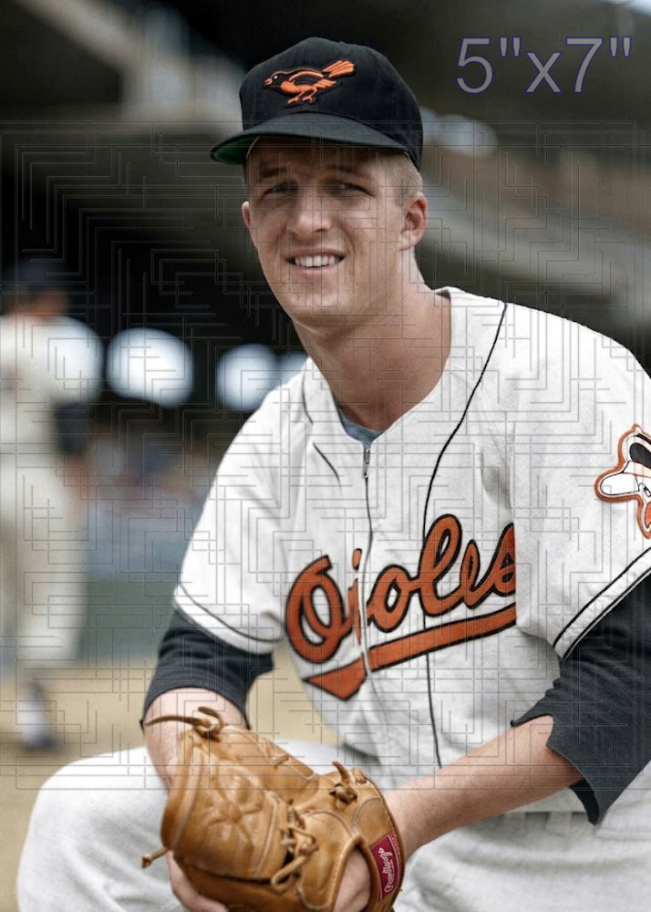 Wayne Causey - 1956 Baltimore Orioles - choose a size & style