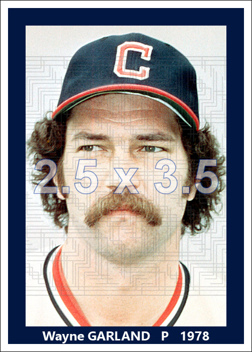 Wayne Garland - 1978 Cleveland Indians - choose a size & style