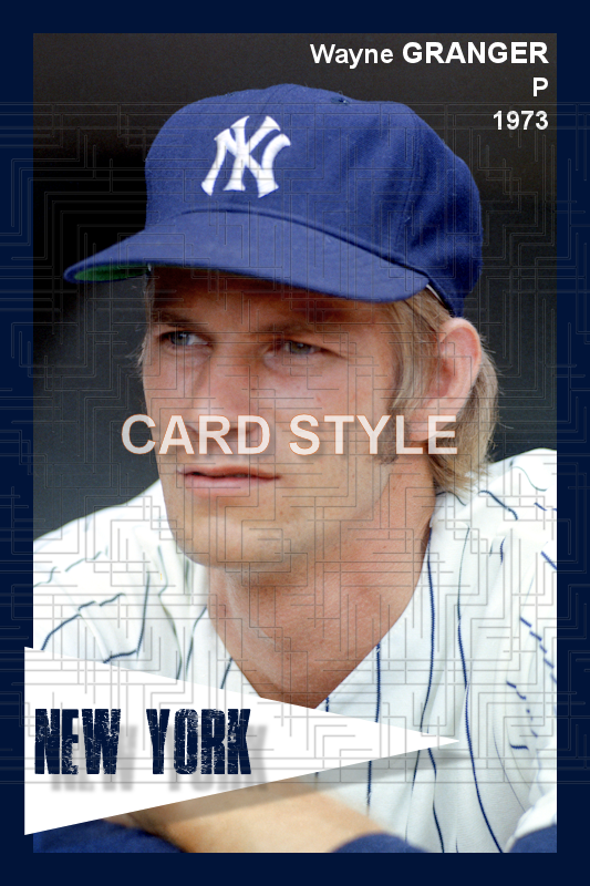 Wayne Granger - 1973 New York Yankees - choose a size & style