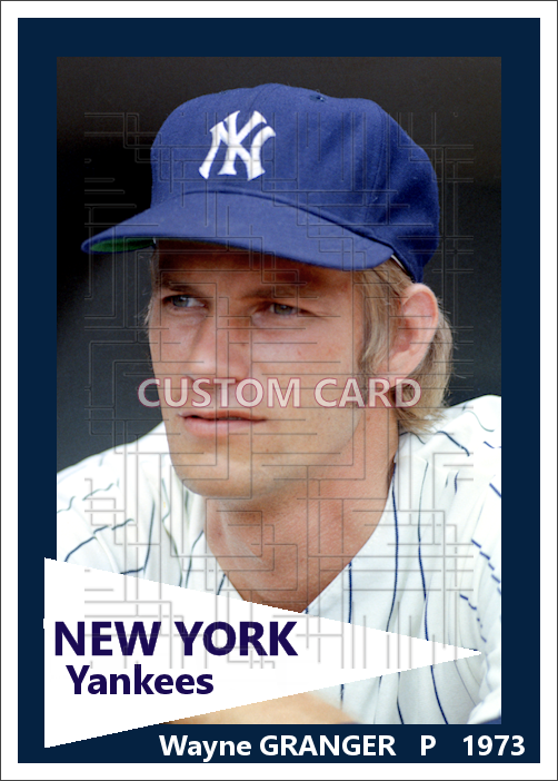 Wayne Granger - 1973 New York Yankees - choose a size & style