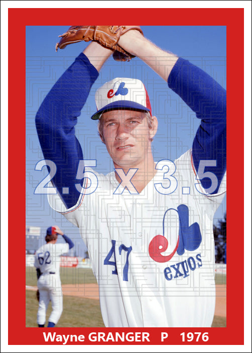 Wayne Granger - 1976 Montreal Expos - choose a size & style