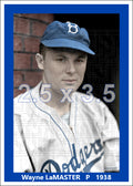 Wayne LaMaster - 1938 Brooklyn Dodgers - choose a size & style