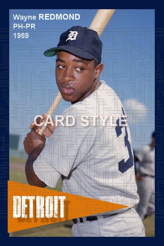 Wayne Redmond - 1969 Detroit Tigers - choose a size & style