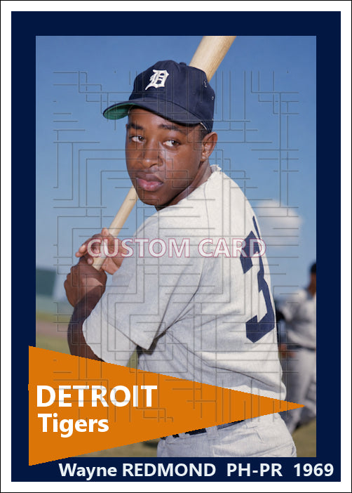 Wayne Redmond - 1969 Detroit Tigers - choose a size & style