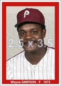 Wayne Simpson - 1975 Philadelphia Phillies - choose a size & style