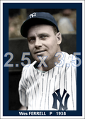 Wes Ferrell - 1938 New York Yankees - choose a size & style