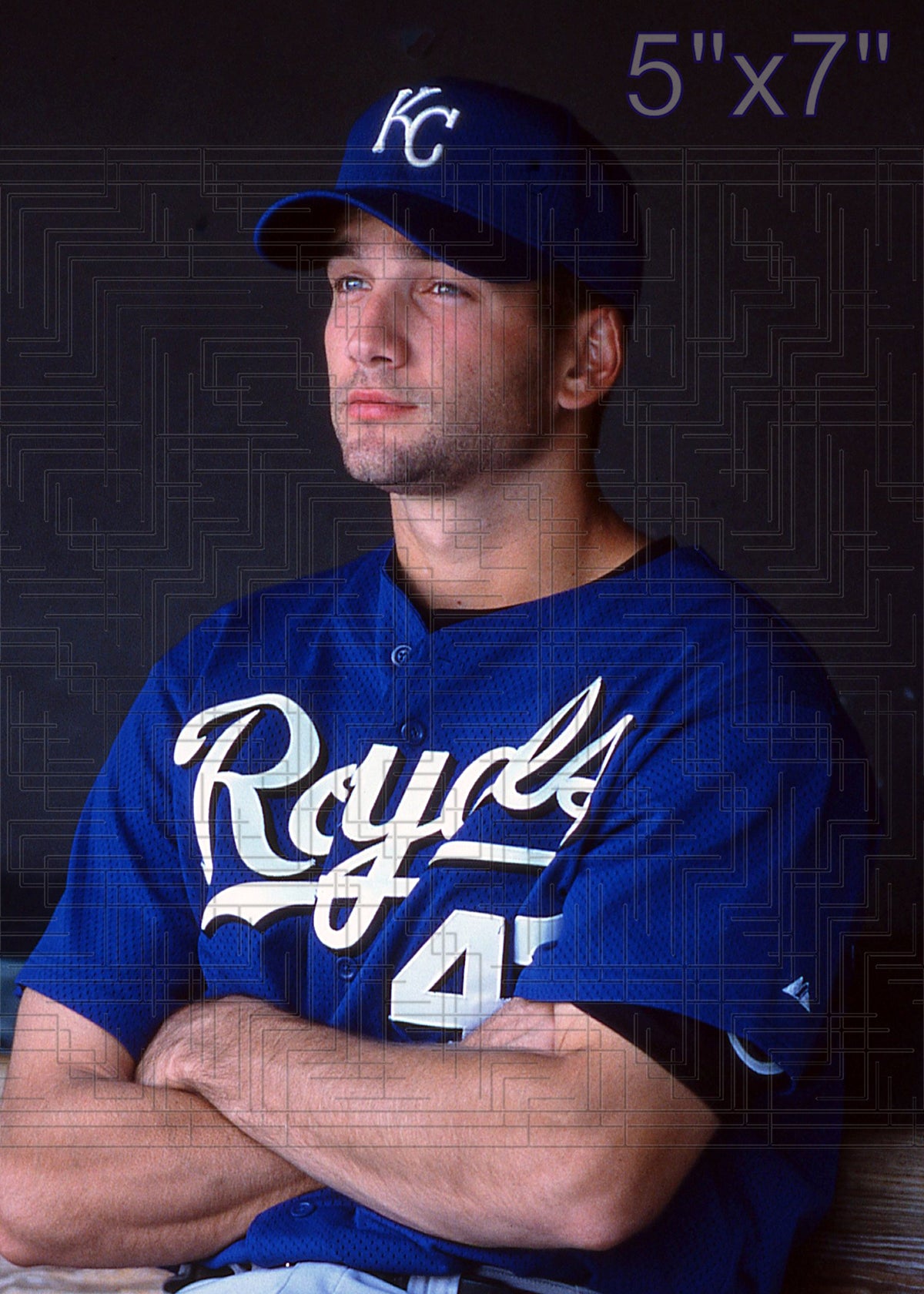 Wes Obermueller - 2002 Kansas City Royals - choose a size & style