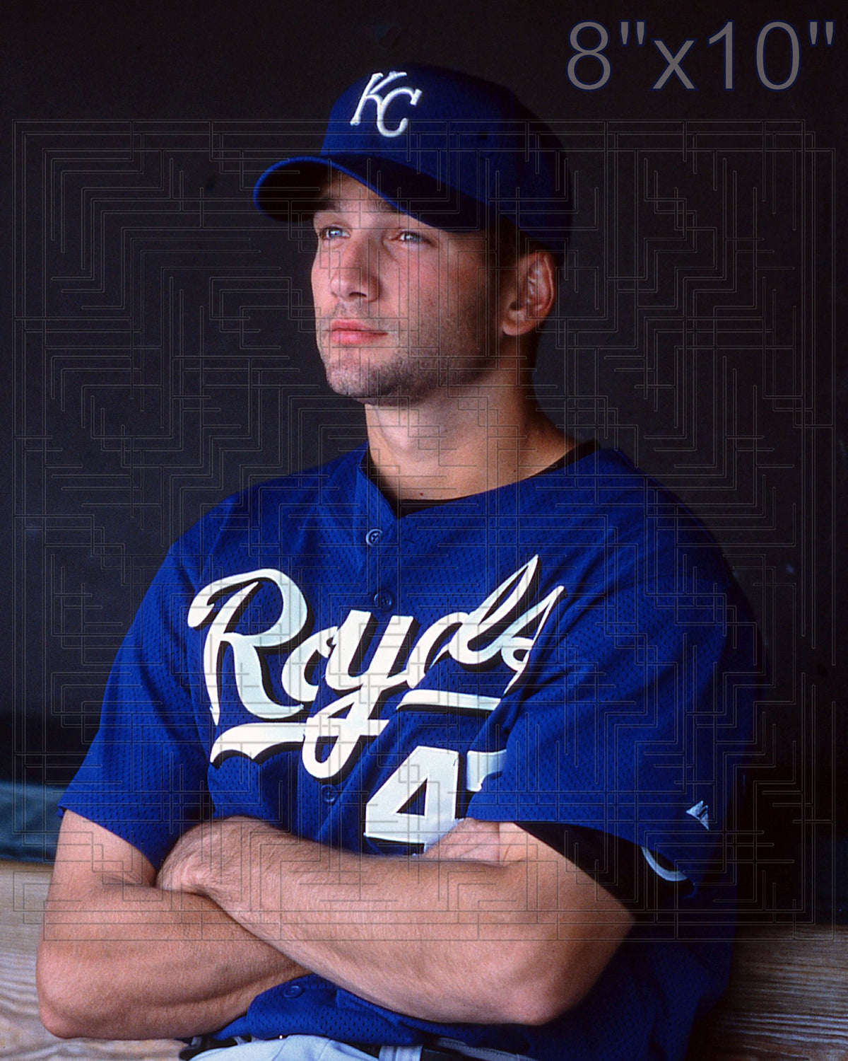 Wes Obermueller - 2002 Kansas City Royals - choose a size & style