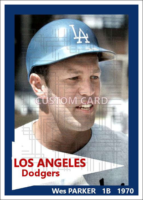 Wes Parker - 1970 Los Angeles Dodgers - choose a size & style