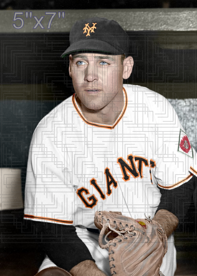 Wes Westrum - 1951 New York Giants - choose a size & style