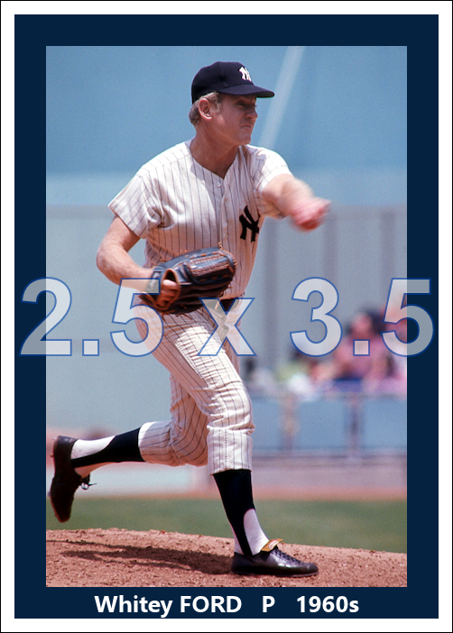 Whitey Ford - 1960s New York Yankees - choose a size & style