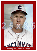 Whitey Hilcher - 1934 Cincinnati Reds - choose a size & style