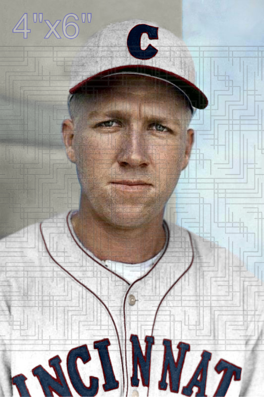 Whitey Hilcher - 1934 Cincinnati Reds - choose a size & style