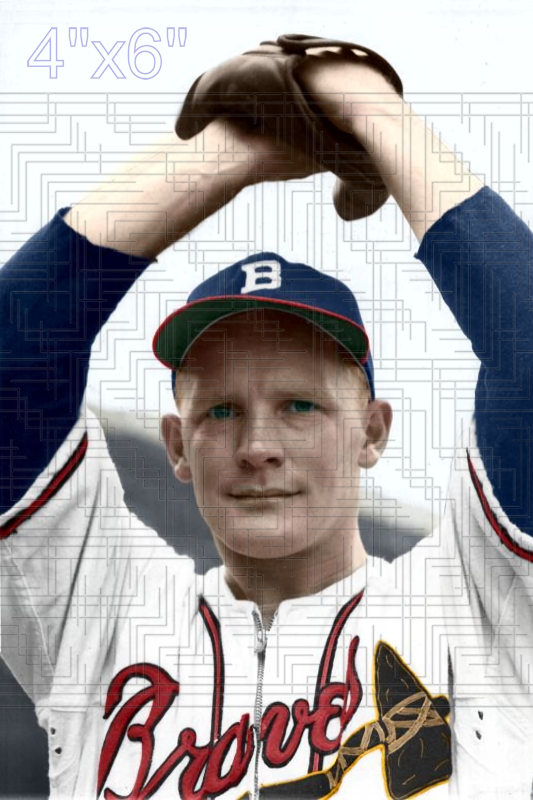 Whitey Wietelmann - 1946 Boston Braves - choose a size & style