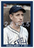 Whitlow Wyatt - 1937 Cleveland Indians - choose a size & style