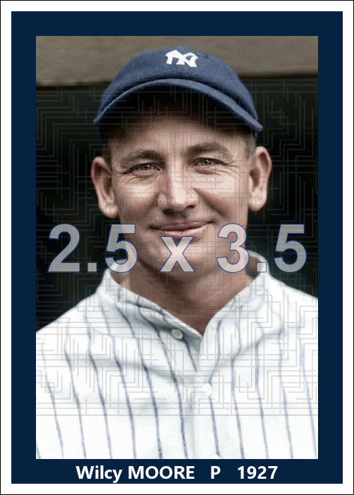 Wilcy Moore - 1927 New York Yankees - choose a size & style