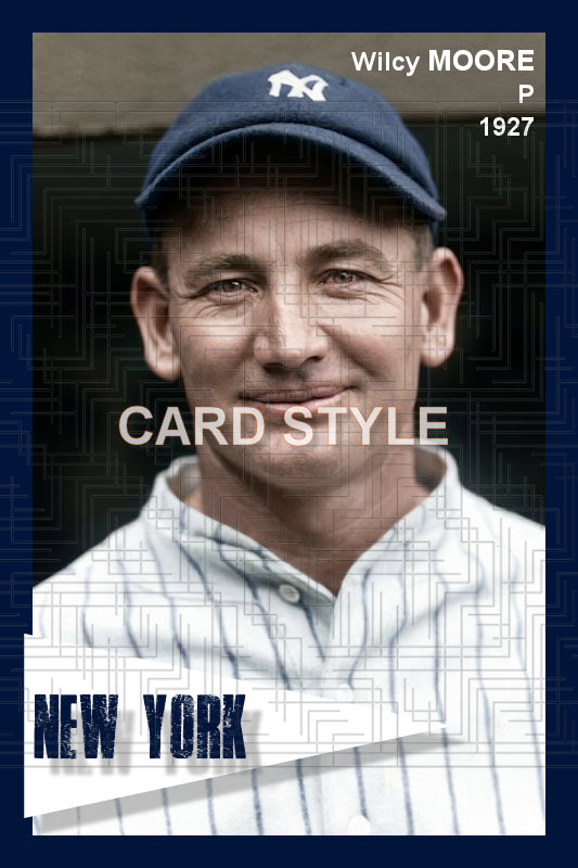 Wilcy Moore - 1927 New York Yankees - choose a size & style