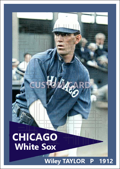 Wiley Taylor - 1912 Chicago White Sox - choose a size & style