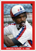 Wilfredo Tejada - 1986 Montreal Expos - choose a size & style