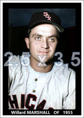 Willard Marshall - 1955 Chicago White Sox - choose a size & style